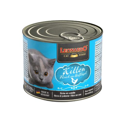 Alimento Húmedo Leonardo Kitten 200gr